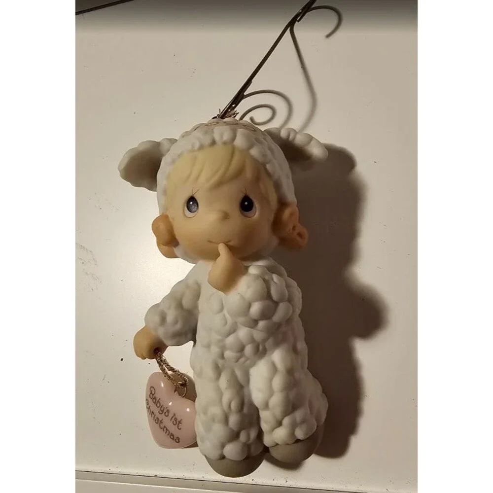 Precious Moments Baby's First Christmas Figurine 587826 Ornament Collectible '99